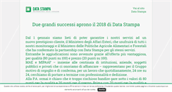Desktop Screenshot of datastampa.it
