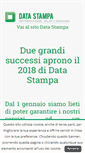 Mobile Screenshot of datastampa.it